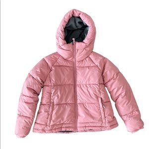 Like New All In Motion Pink Puffer Jacket Coat Outerwear Snow Ski Winter Shell